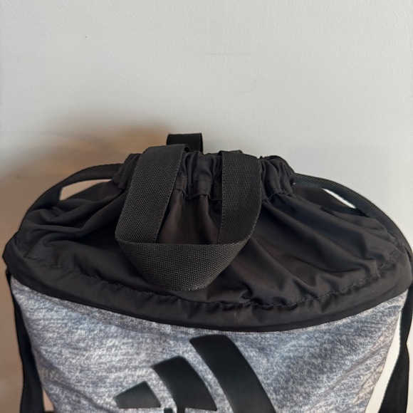 Adidas Amplifier Blocked Sackpack - Drawstring Backpack - Black/Grey - Unisex - Picture 2 of 11